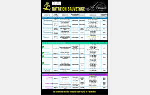 GROUPES TARIFS - HORAIRES 2026-2027