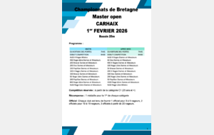 Championnats REGIONAUX des maitres