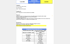 Championnat départemental des AVENIRS à Lamballe